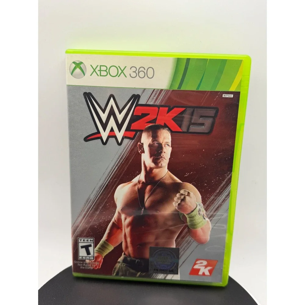 WWE‎ 2K15 Xbox 360 Video Game Complete with Manual John Cena 2K Sports NTSC